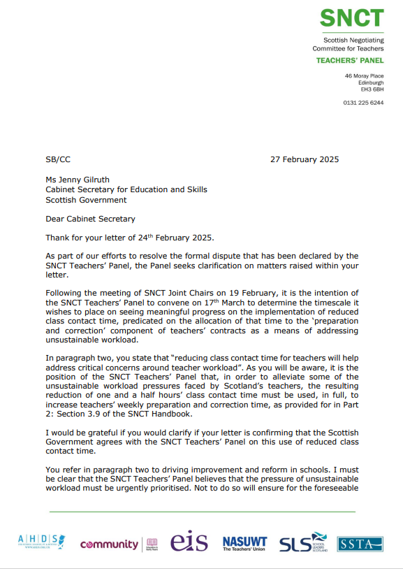 Letter from the FM